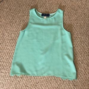 super cute mint green daytime tank top blouse